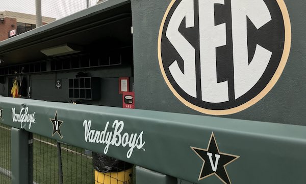 Photo of the Vanderbilt baseball third base dugout representing the 2018 season